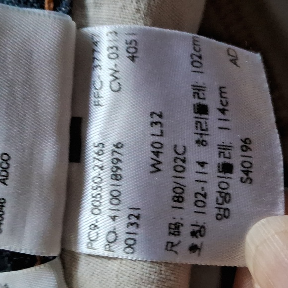 Levi's 550 men's size W40 x L32 straight leg denim jeans - Picture 4 of 6